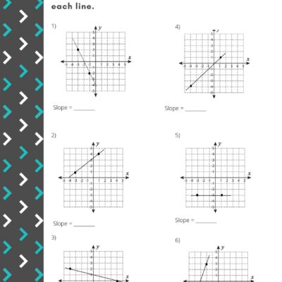 10 Variations Of Slope Worksheets with Answers EduWorksheets