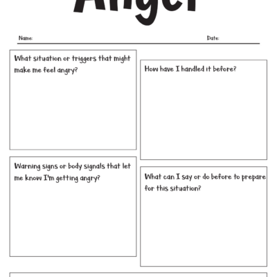 15 Anger Coping Worksheets Free PDF At Worksheeto