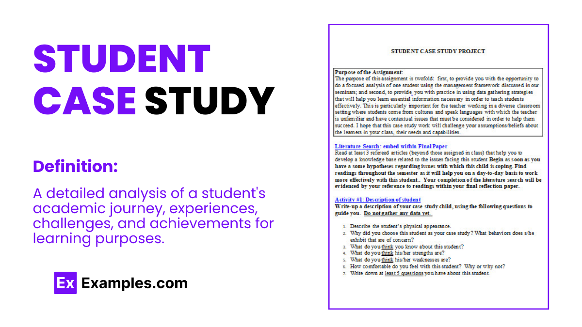 18 Student Case Study Examples 18 Student Case Study Examples
