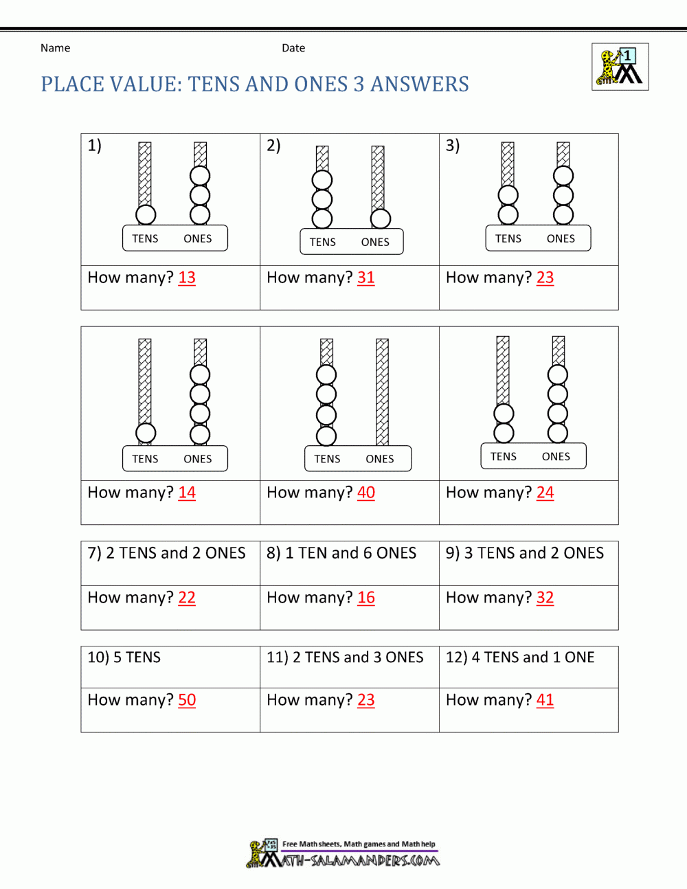tens and ones worksheets pdf tens and ones worksheets pdf