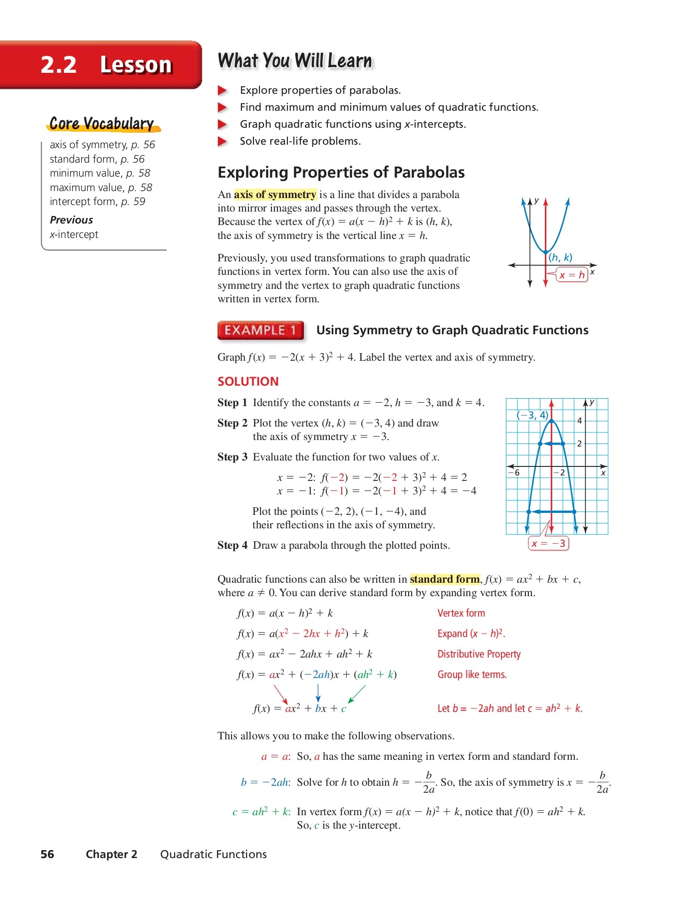 2 2 Characteristics Of Quadratic Functions Flip EBook Pages 1 10 AnyFlip