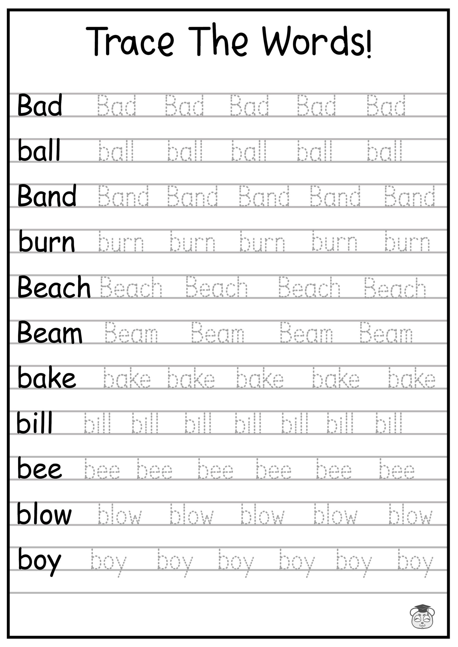 24 Printable Trace The Words Worksheet Alphabetical A Z Capital And Lowercase Words ages 3 7 KG1 To Grade 2 Etsy Sweden 24 Printable Trace The Words Worksheet Alphabetical A Z Capital And Lowercase Words ages 3 7 KG1 To Grade 2 Etsy Sweden