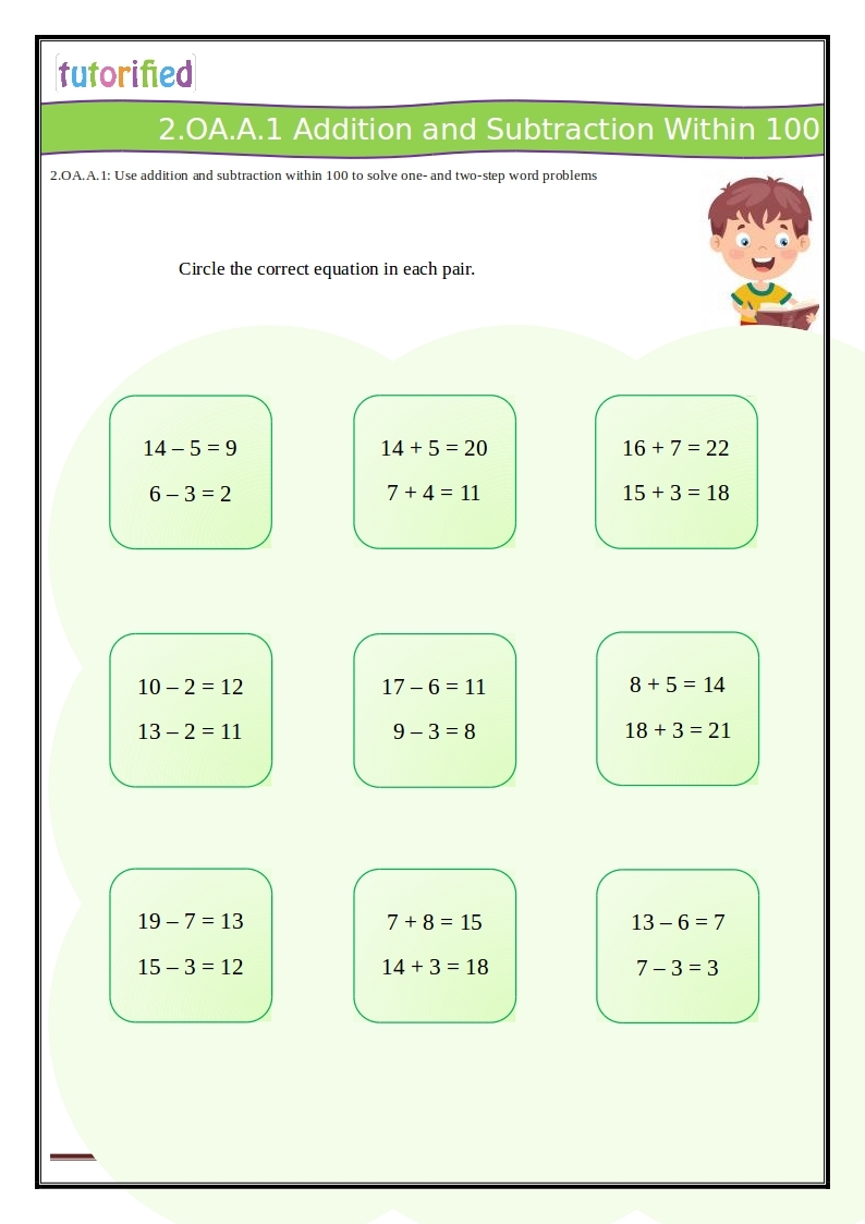 2nd grade math worksheets pdf