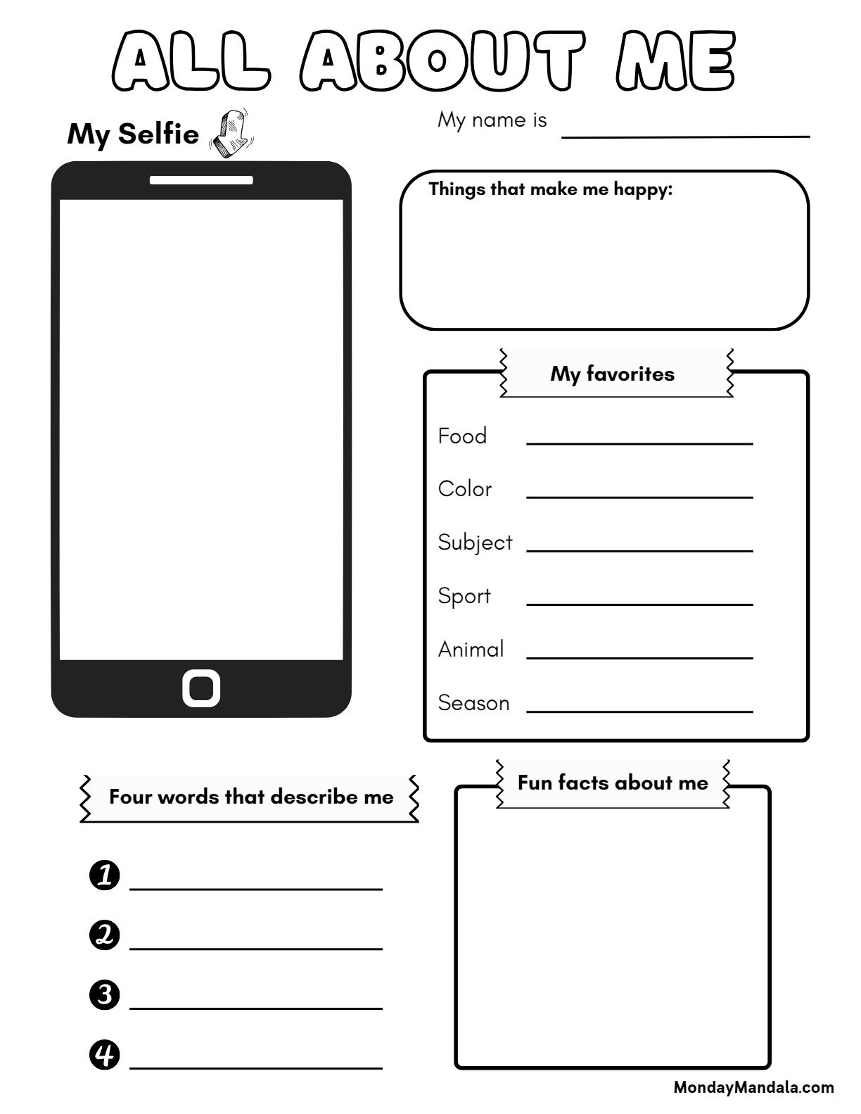 all about me pdf worksheet all about me pdf worksheet