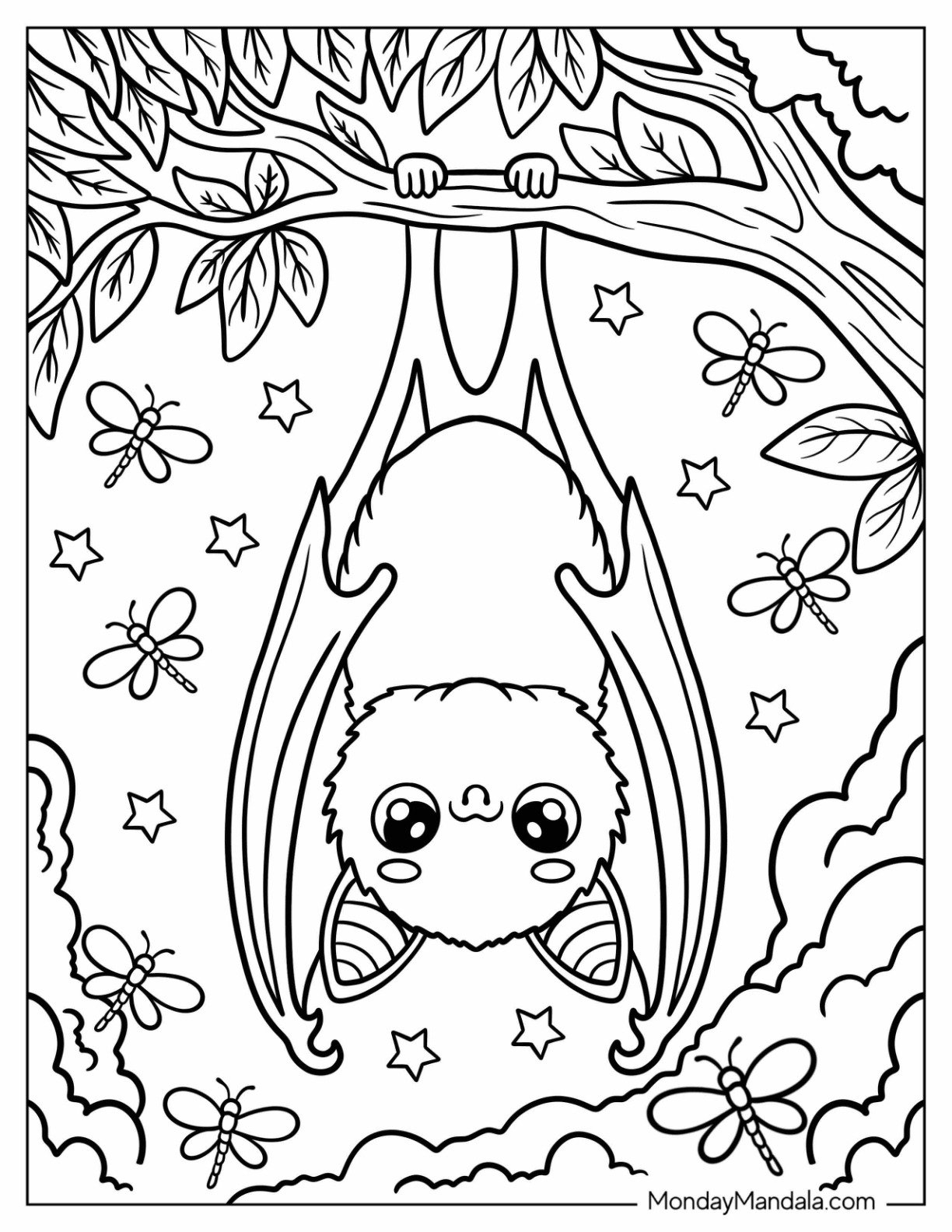 31 Bat Coloring Pages Free PDF Printables 31 Bat Coloring Pages Free PDF Printables