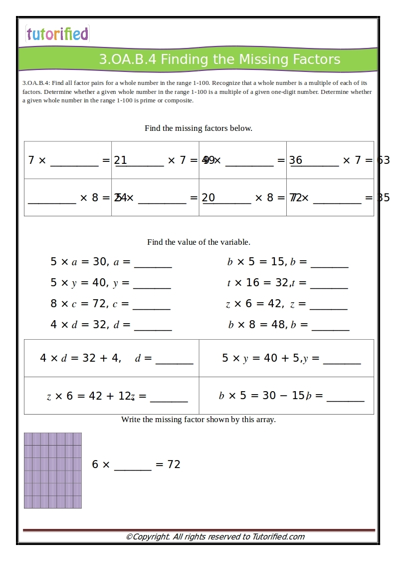 3rd Grade Common Core Math Worksheets 3rd Grade Common Core Math Worksheets
