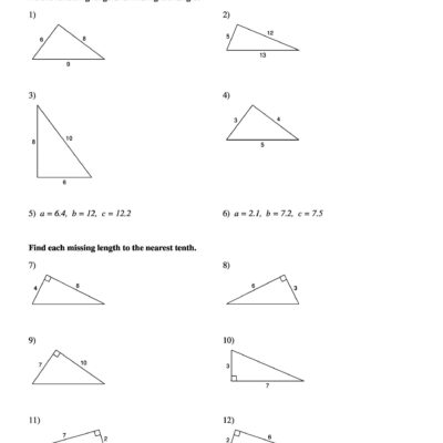 48 Pythagorean Theorem Worksheet With Answers Word PDF