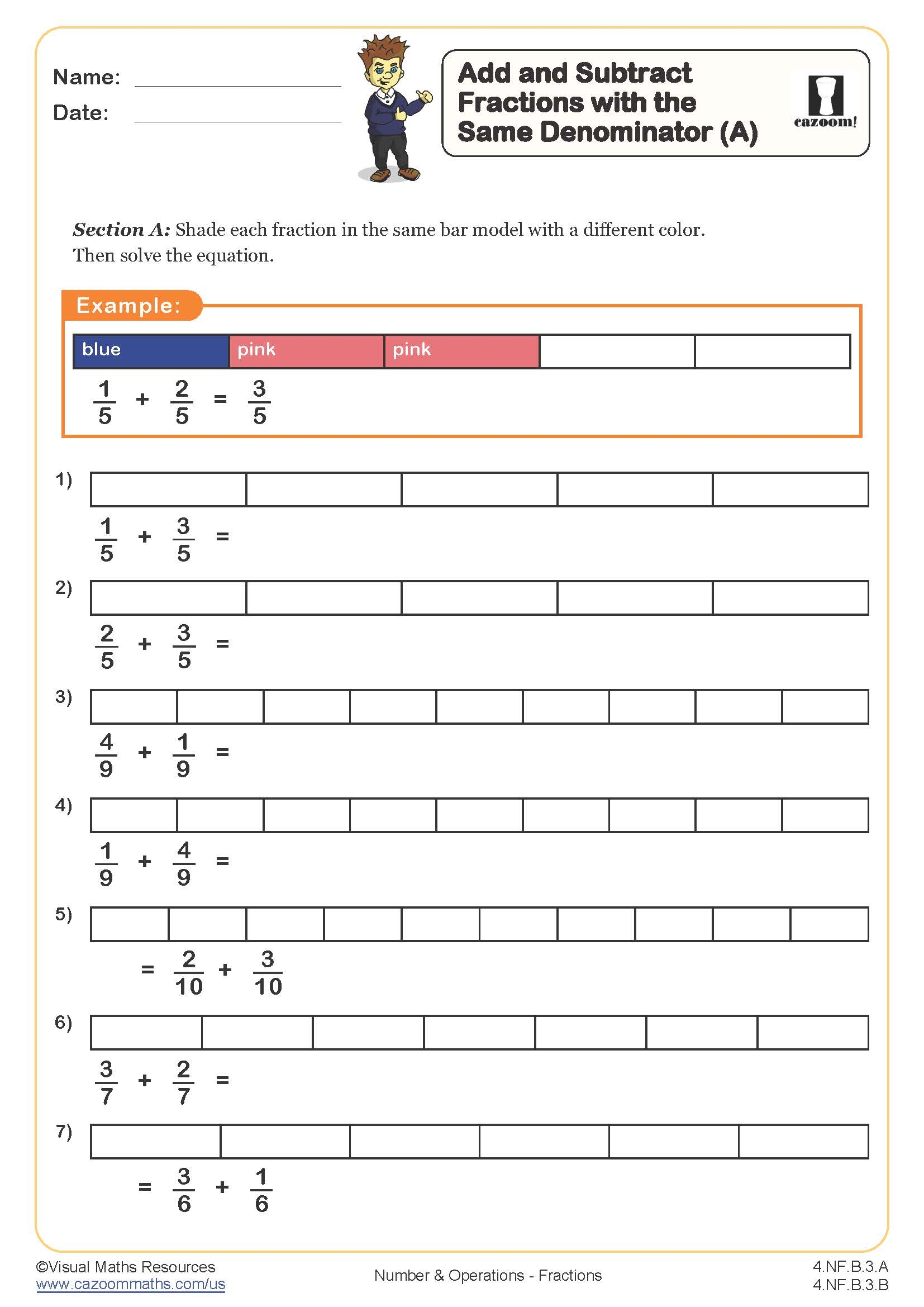 4th math worksheets pdf