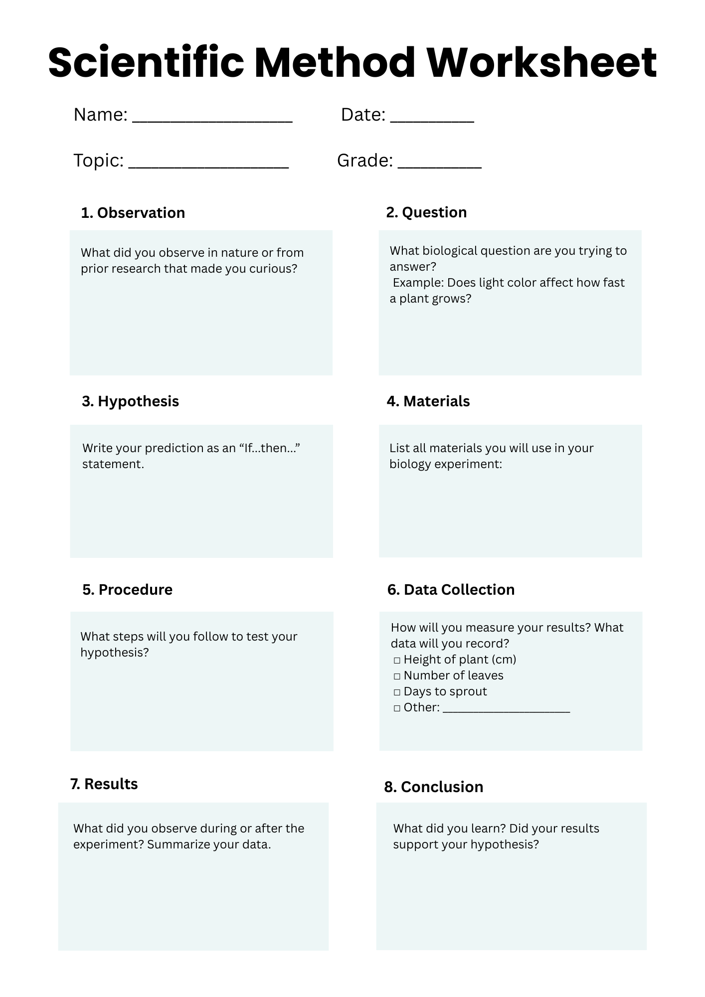 50 Free Printable Scientific Method Worksheet To Download In PDF title page sep sitename 50 Free Printable Scientific Method Worksheet To Download In PDF title page sep sitename