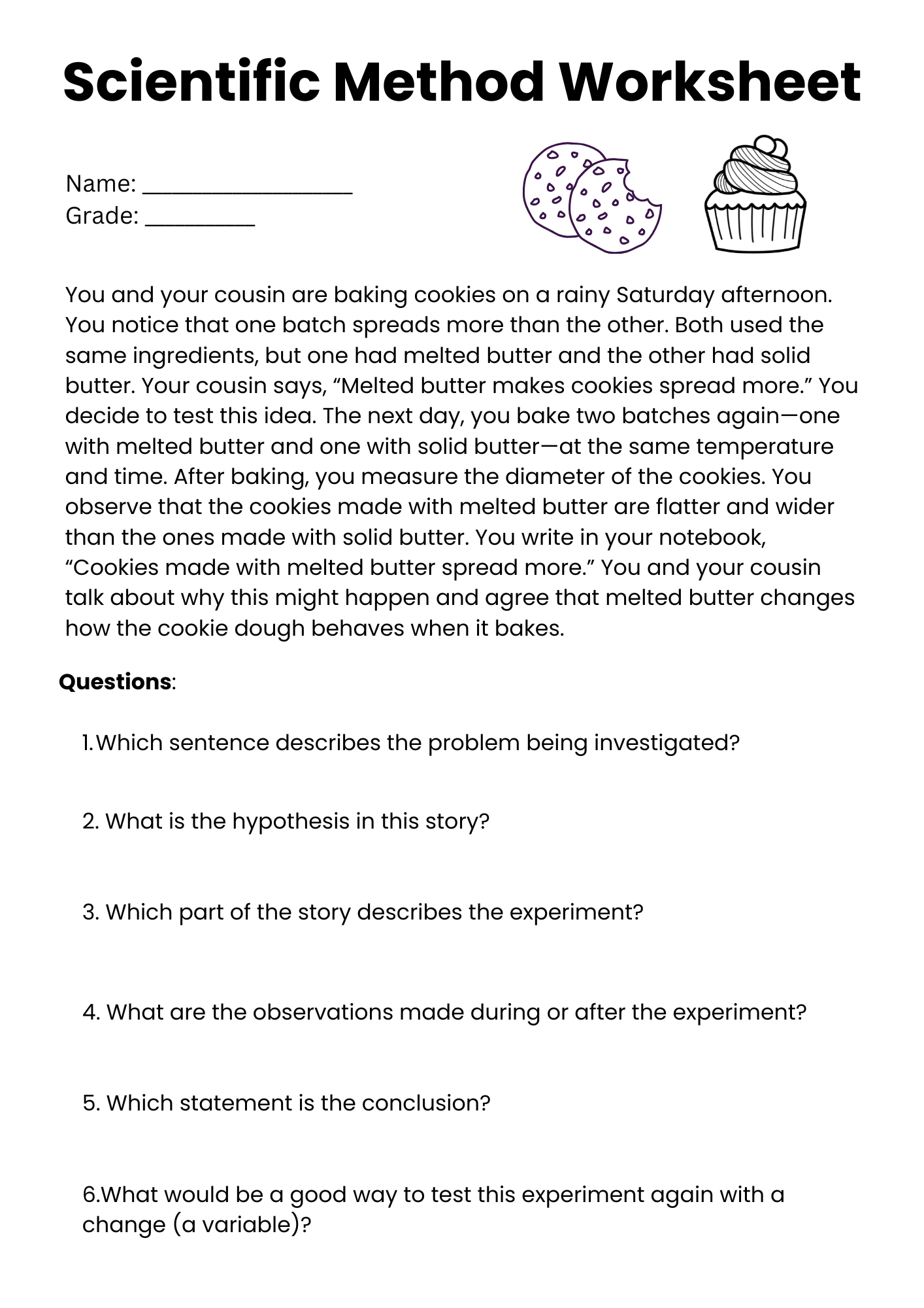50 Free Printable Scientific Method Worksheet To Download In PDF title page sep sitename 50 Free Printable Scientific Method Worksheet To Download In PDF title page sep sitename