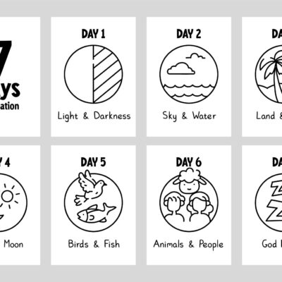 7 Days Of Creation 10 Free PDF Printables Printablee