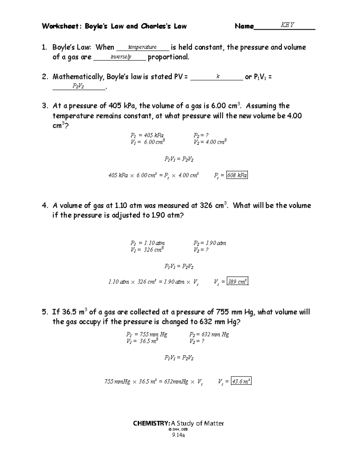 9 14a b Boyle s Law Charles s Law Worksheet Key Studocu 9 14a b Boyle s Law Charles s Law Worksheet Key Studocu