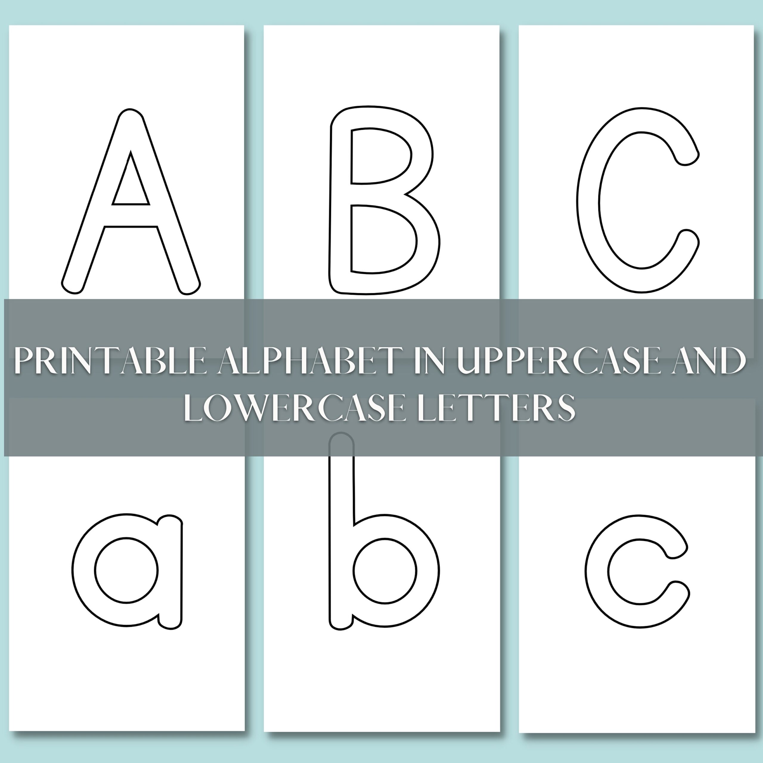 ABC Uppercase And Lowercase Letters In Pdf A4 Portrait Full Alphabet Individual Letters On Each Page Etsy Israel ABC Uppercase And Lowercase Letters In Pdf A4 Portrait Full Alphabet Individual Letters On Each Page Etsy Israel