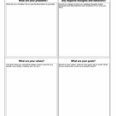 ACT Values Worksheet