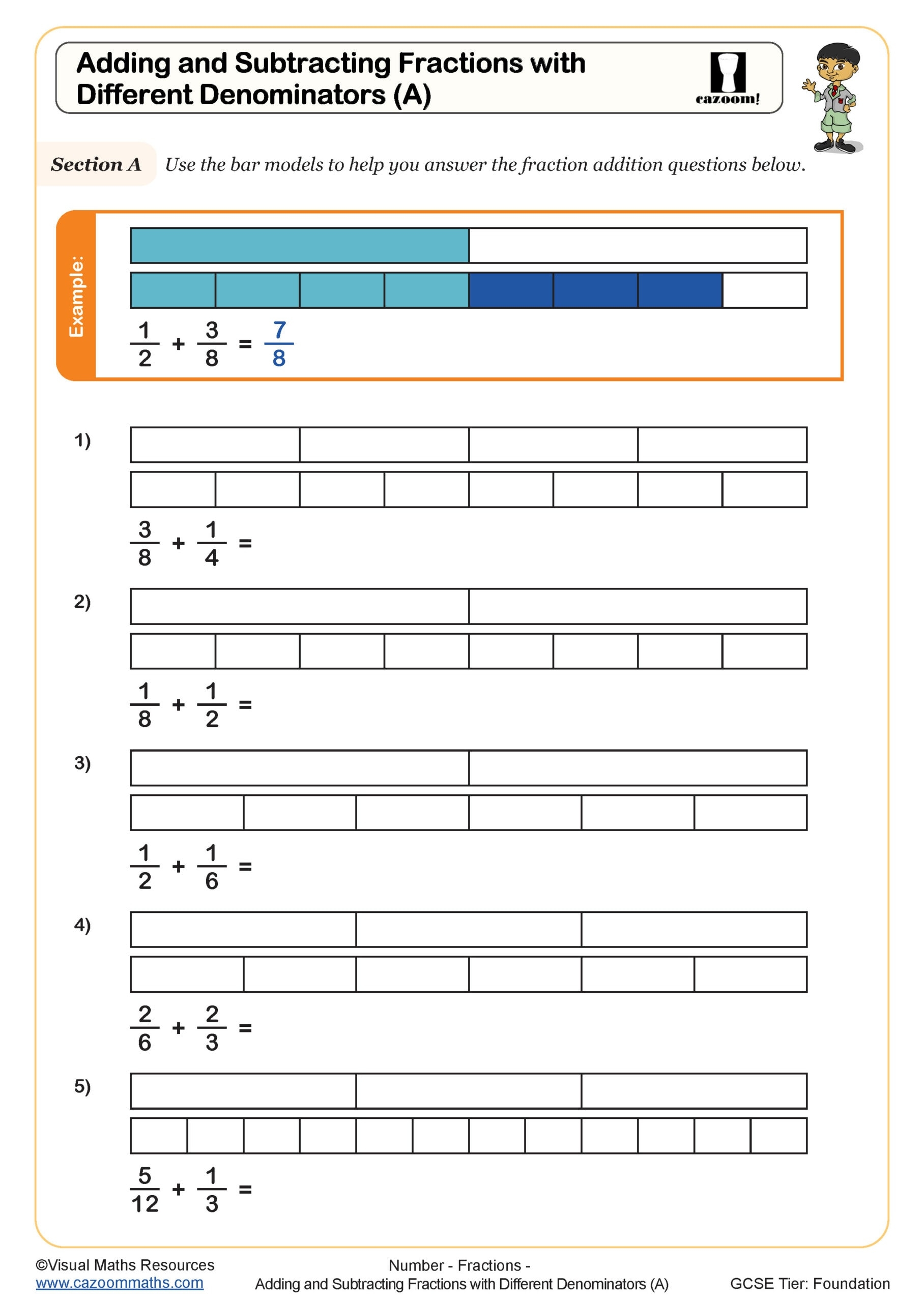 add subtract fractions worksheet pdf add subtract fractions worksheet pdf