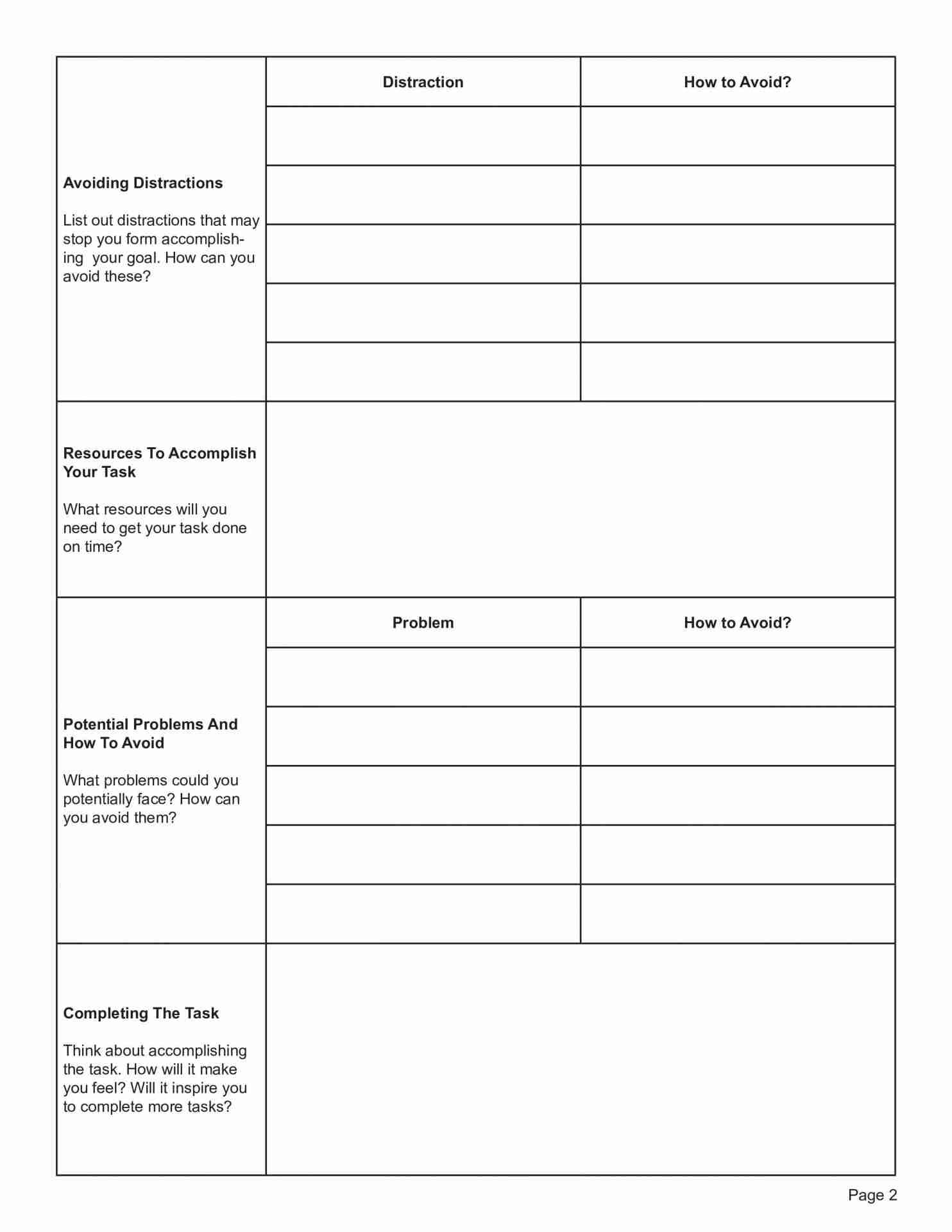ADHD Focus Plan Worksheet PDF TherapyByPro ADHD Focus Plan Worksheet PDF TherapyByPro