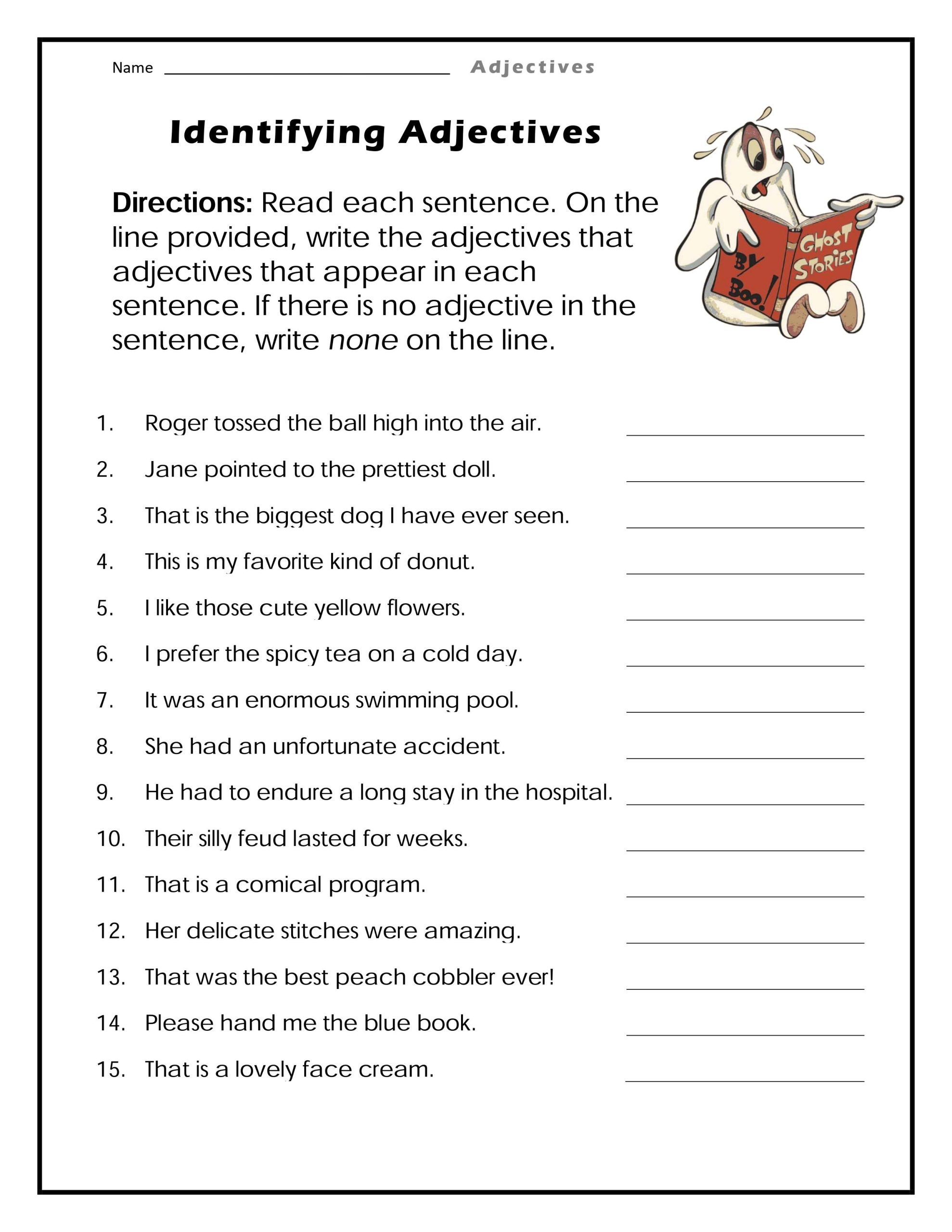 Adjective Adventure Interactive Worksheets For Language Mastery PDF Made By Teachers