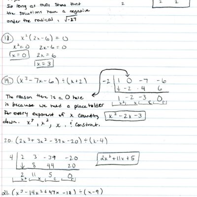 Algebra 2 PDFs Mr Deibel s Class