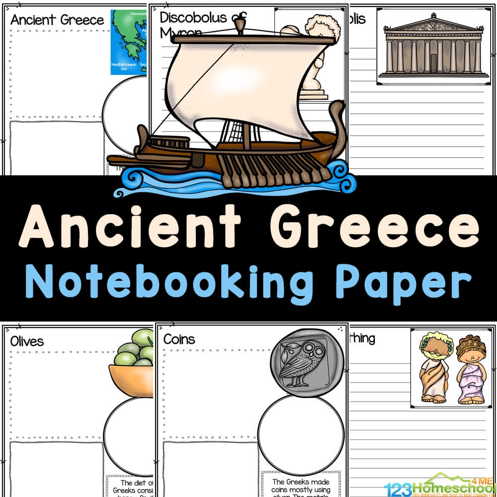 All About Ancient Greece Worksheets And Notebooking Pages All About Ancient Greece Worksheets And Notebooking Pages