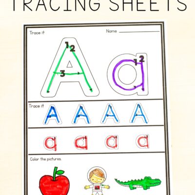Alphabet Letter Tracing Worksheets To Learn Letter Formation