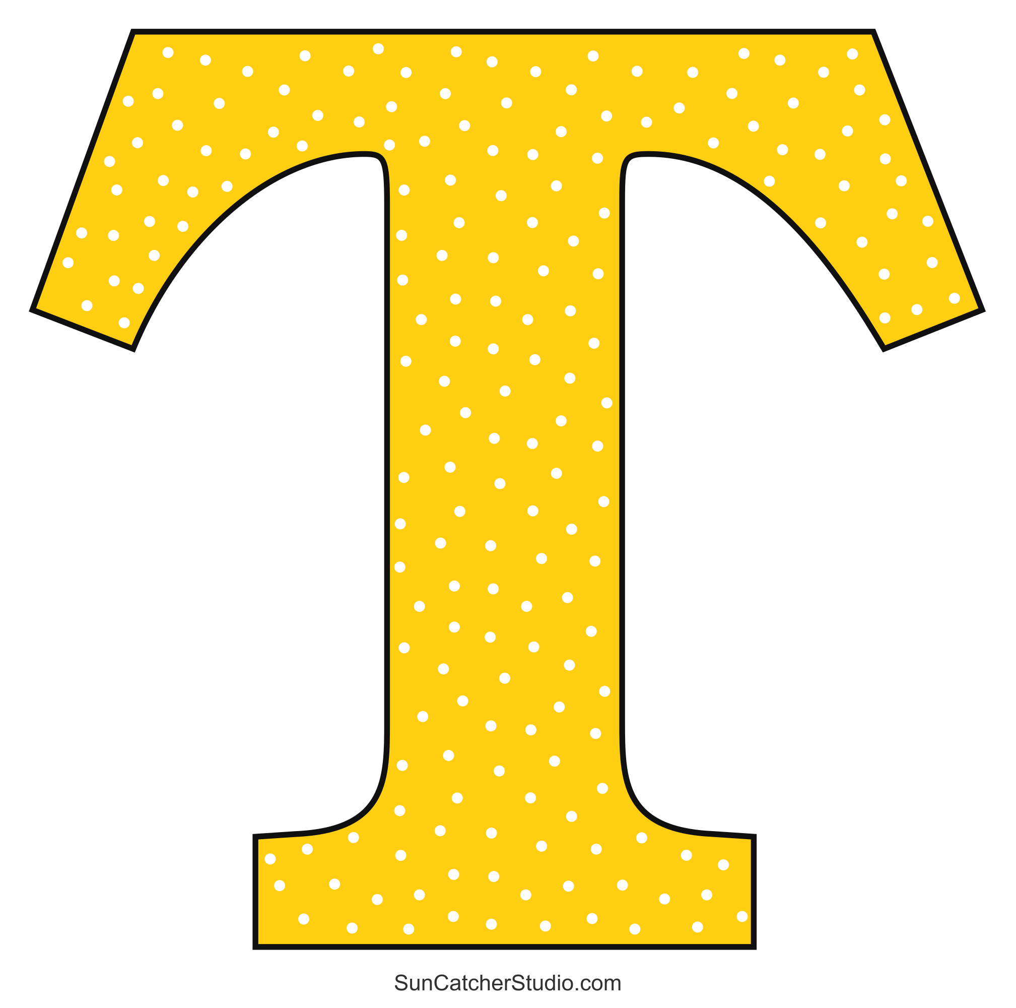 Alphabet Letters And Numbers With A Colorful Polka Dot Design Free Printables Lettering SVG Files Tools Apps