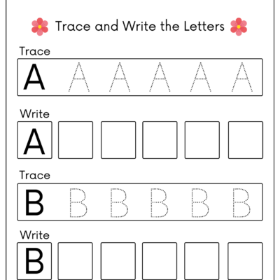 Alphabet Tracing And Writing Worksheets Made By Teachers