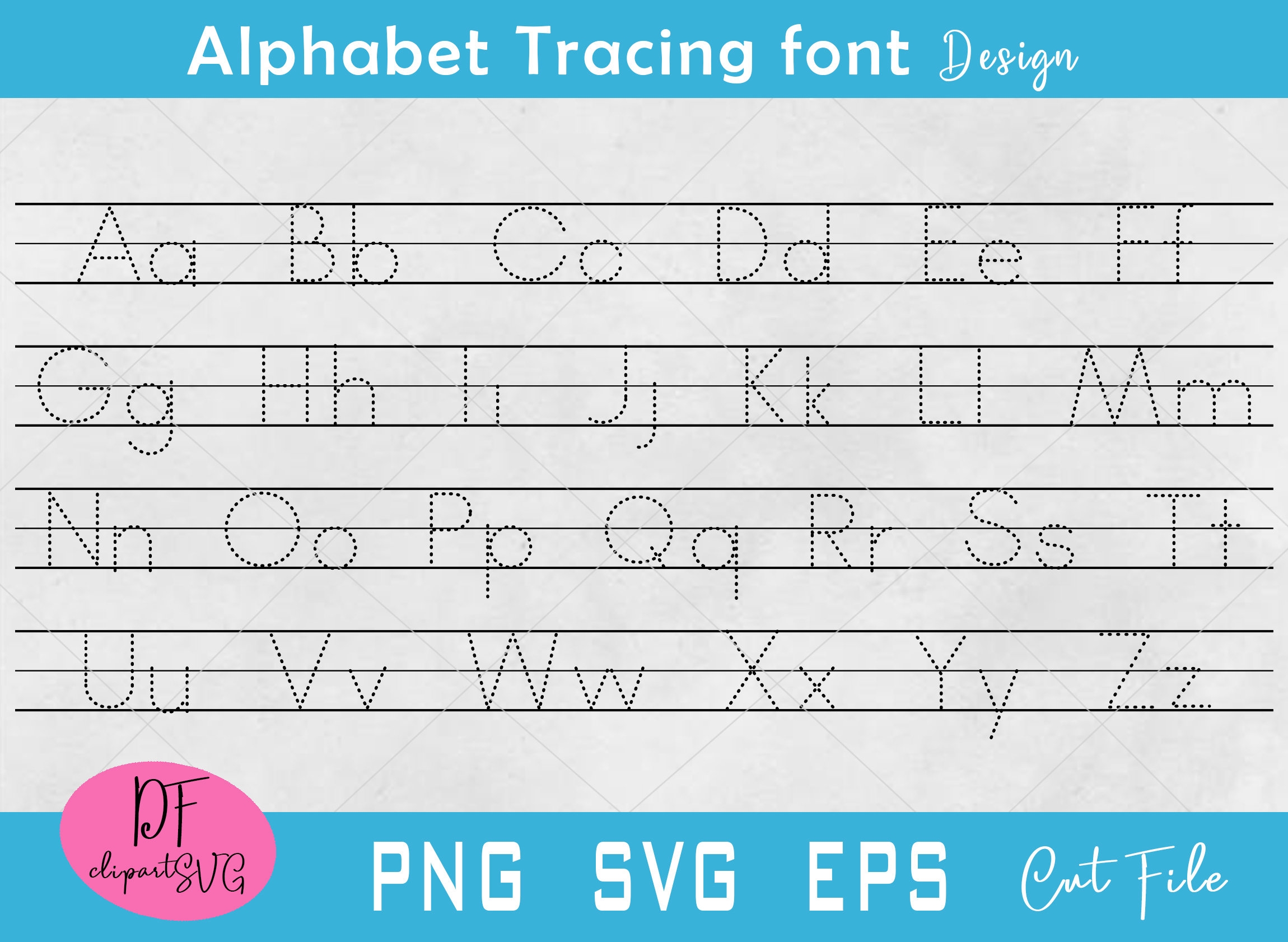 alphabet letter tracing