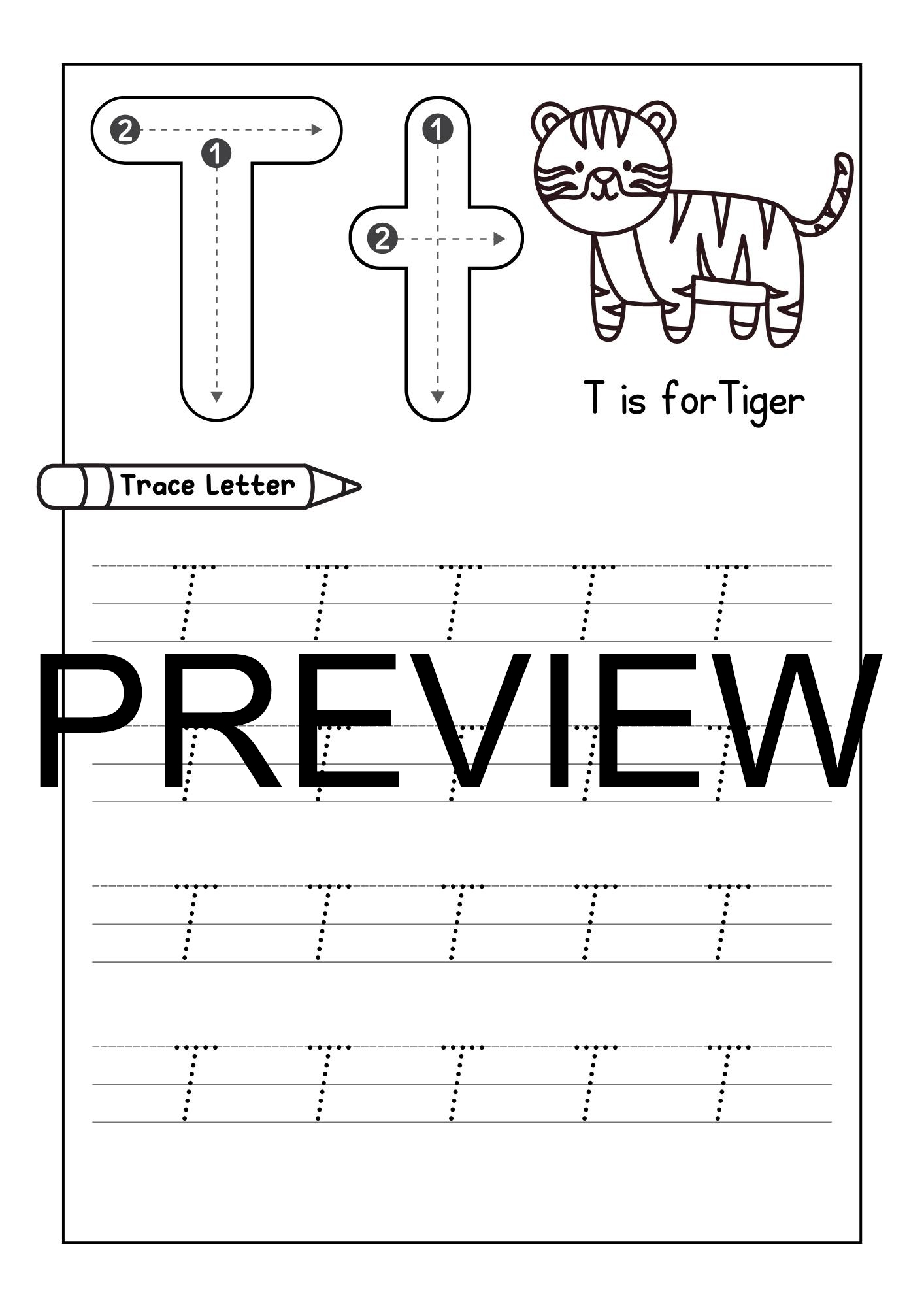 letter t tracing worksheet letter t tracing worksheet
