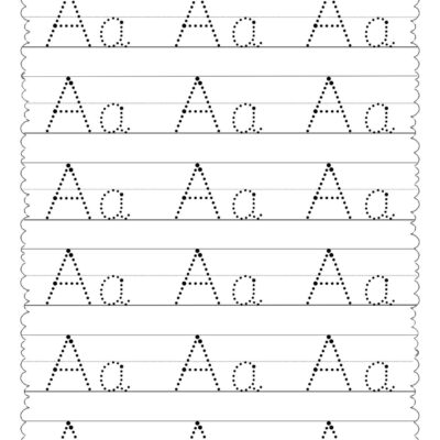 Alphabet Tracing Worksheets ABC Practice Preschool Resources printable Etsy