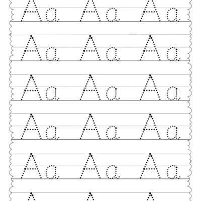 Alphabet Tracing Worksheets ABC Practice Preschool Resources printable Etsy