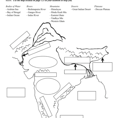 Ancient India Map Worksheet Fill Out Sign Online DocHub
