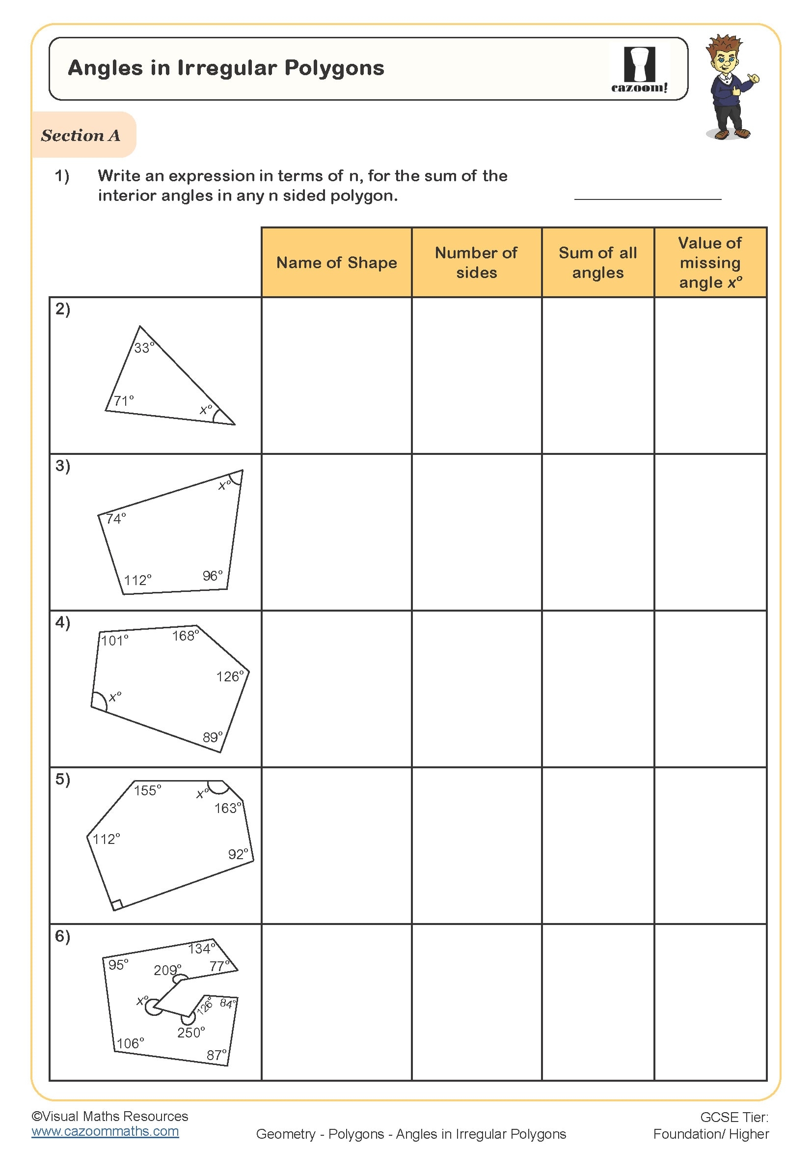 angles and polygons worksheet answers angles and polygons worksheet answers