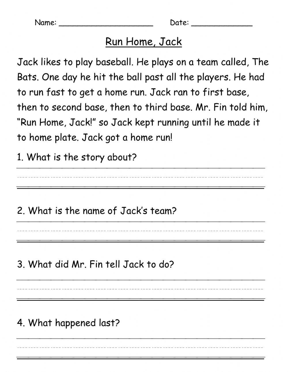Answering Questions Interactive Worksheet Worksheets Library