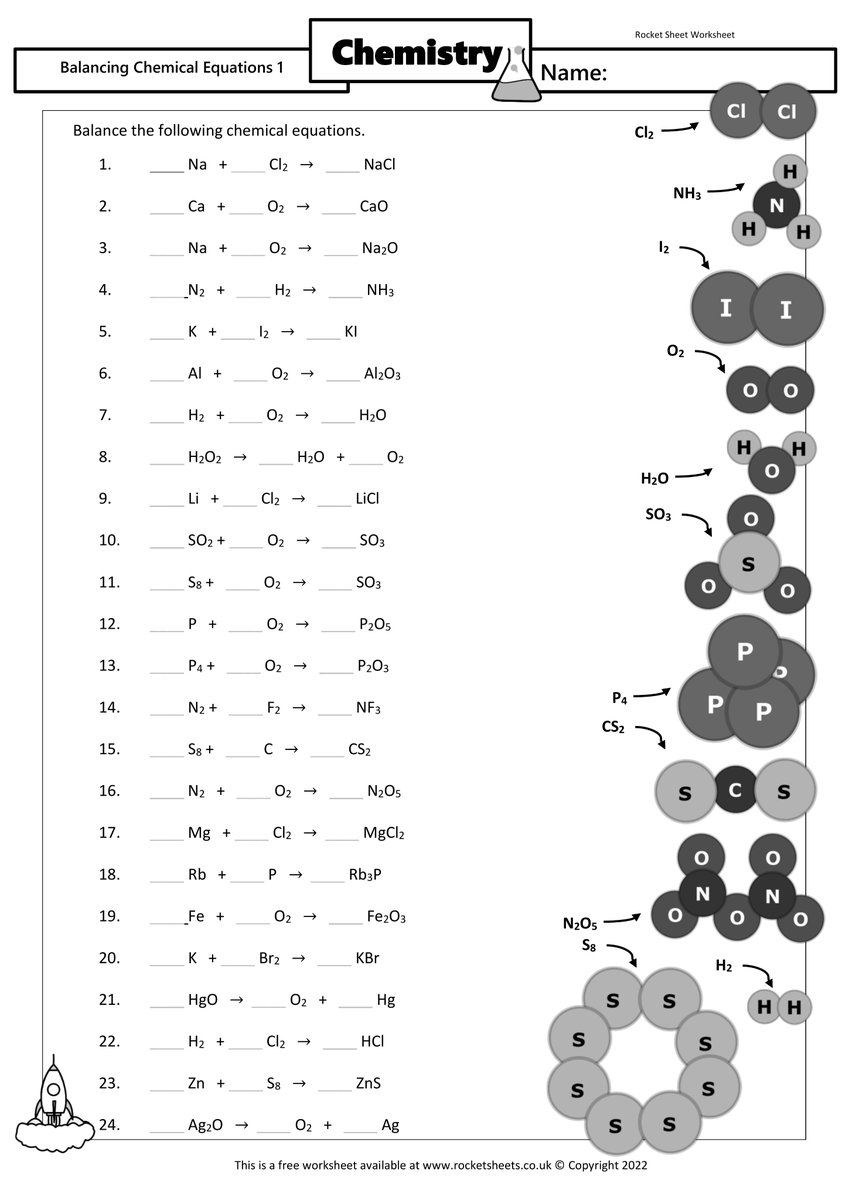 Any Chemistry Teachers Out There Here Are 3 Free Worksheets For Balancing Chemical Equations That Have Diagrams Of The Molecules To Help Students Visualize Answers PDF Are Free use Link In Any Chemistry Teachers Out There Here Are 3 Free Worksheets For Balancing Chemical Equations That Have Diagrams Of The Molecules To Help Students Visualize Answers PDF Are Free use Link In