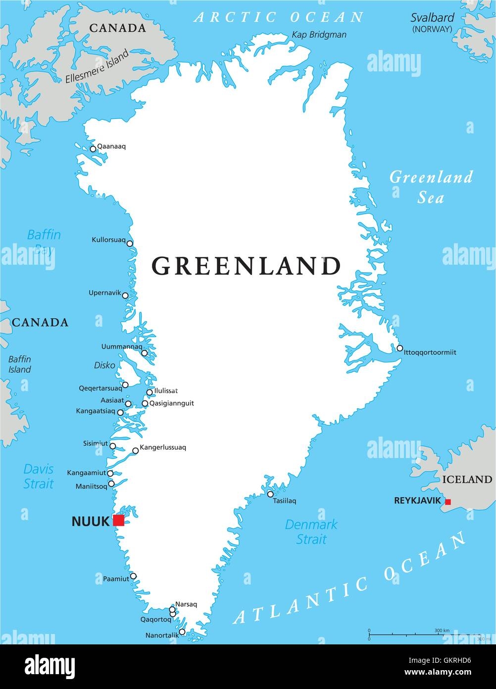 Arctic Greenland Denmark Map Atlas Map Of The World Travel Arctic Greenland Europe Denmark Atlantic Stock Vector Image Art Alamy