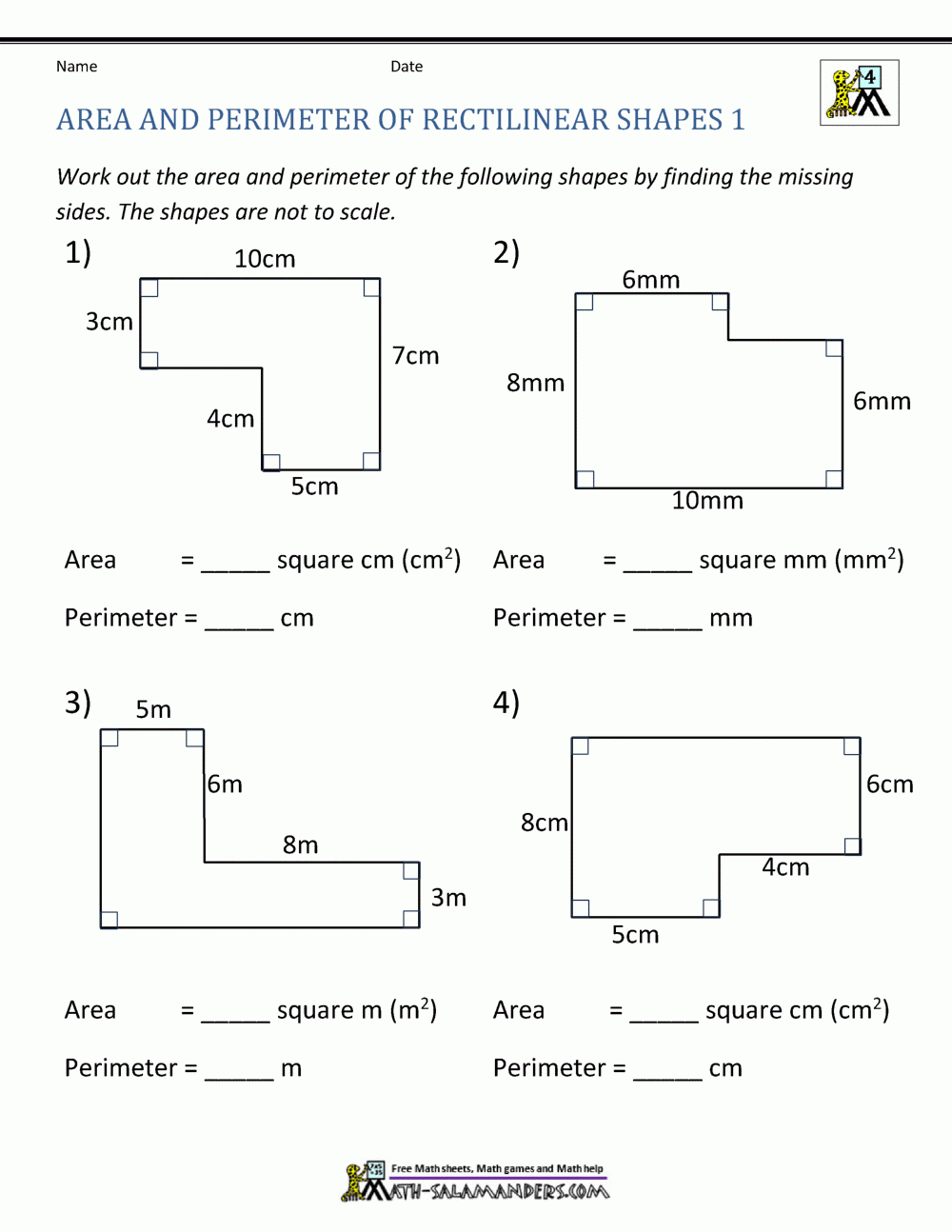 area perimeter worksheets pdf area perimeter worksheets pdf