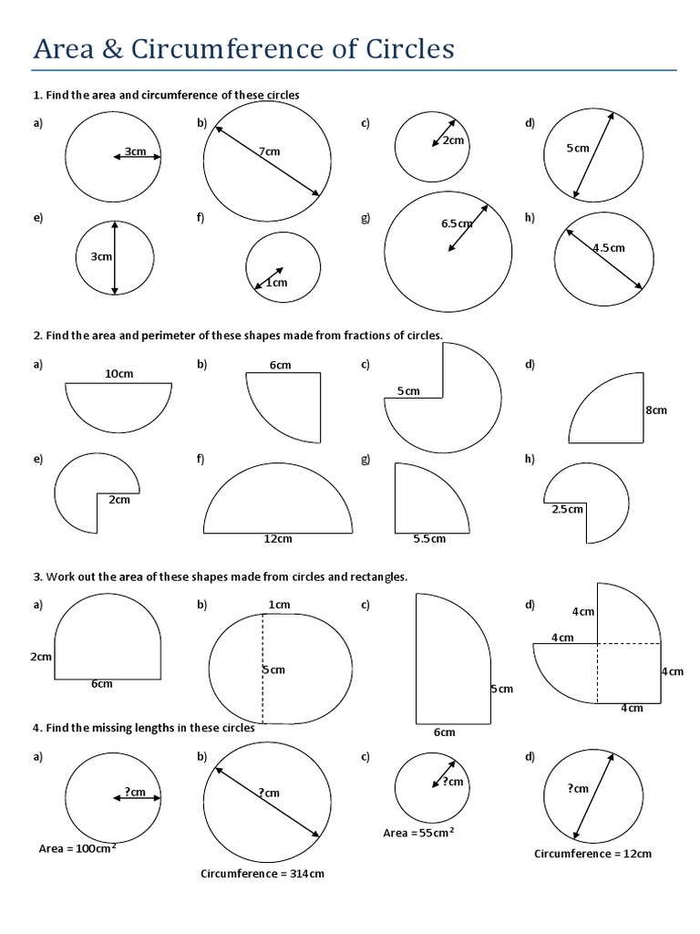 Area Circumference Of Circles Adapted PDF Geometric Objects Worksheets Library Area Circumference Of Circles Adapted PDF Geometric Objects Worksheets Library