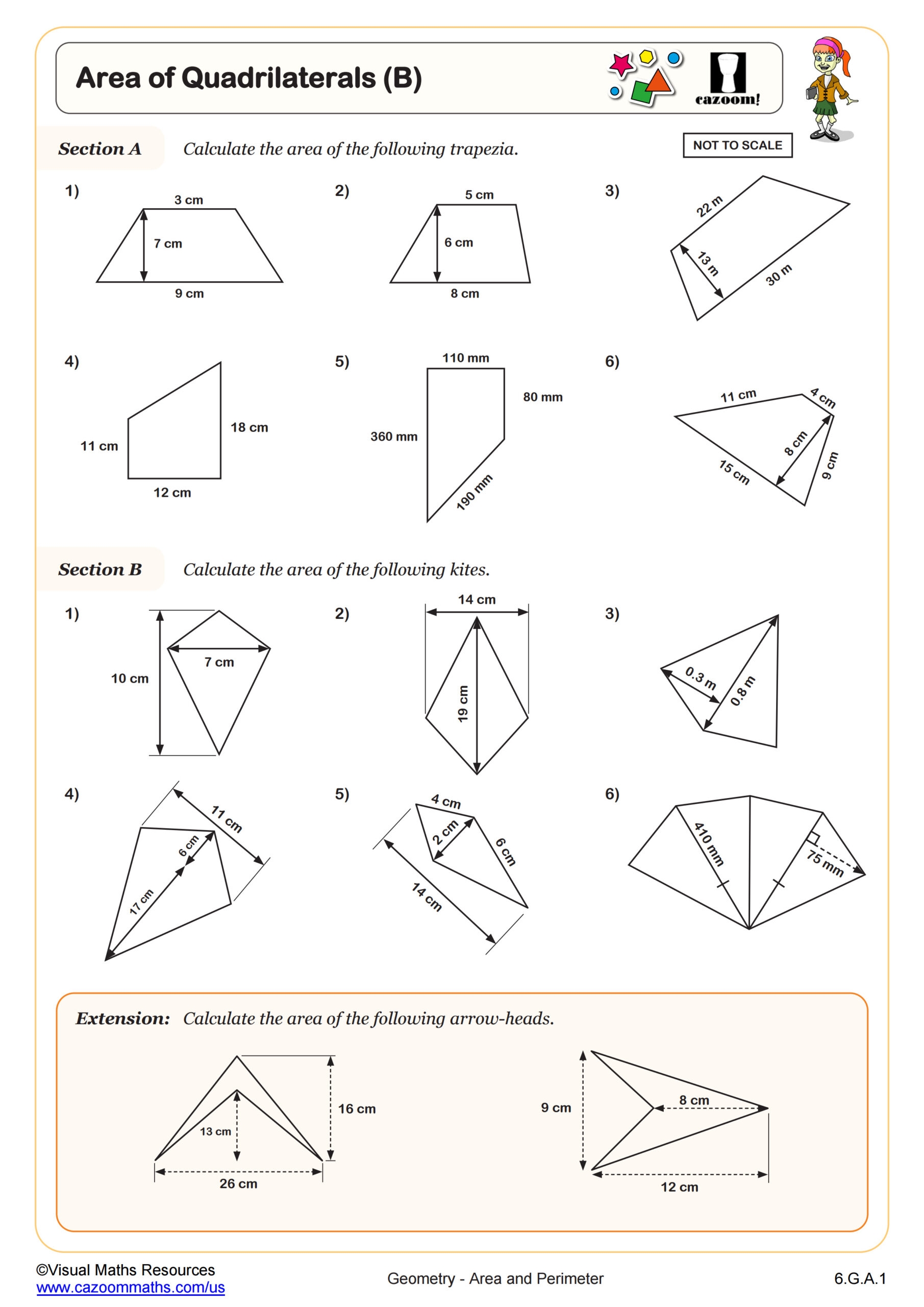 Area Of Parallelograms Worksheet Fun And Engaging 6th Grade And 7th Grade Measurement And Data Worksheet Cazoom Math