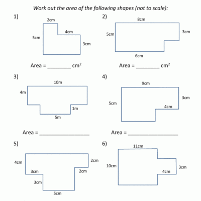 Area Of Rectangle Worksheets