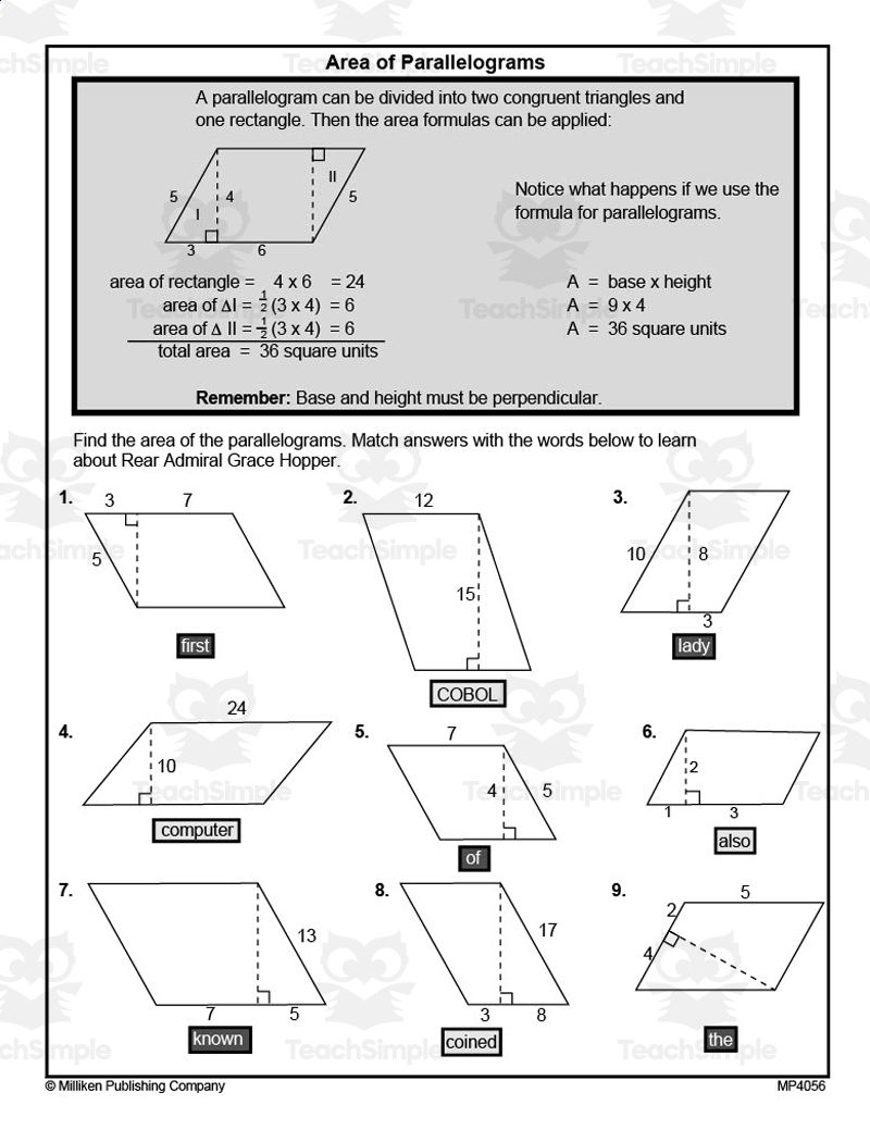 geometry common core worksheet answers