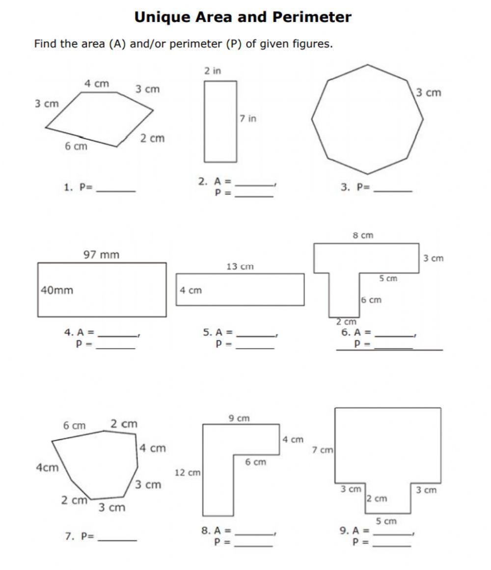 Areas Of Polygons Worksheet Worksheets Library