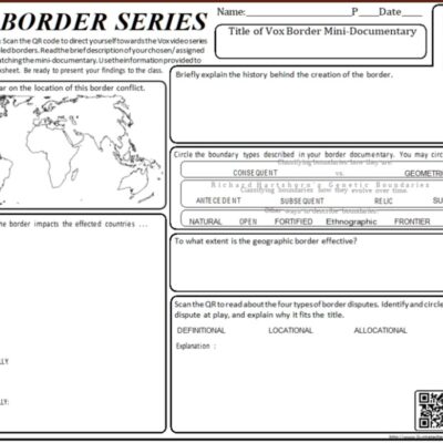 Artic In Vox Border Name Date Wox Border Series Title Of Vox