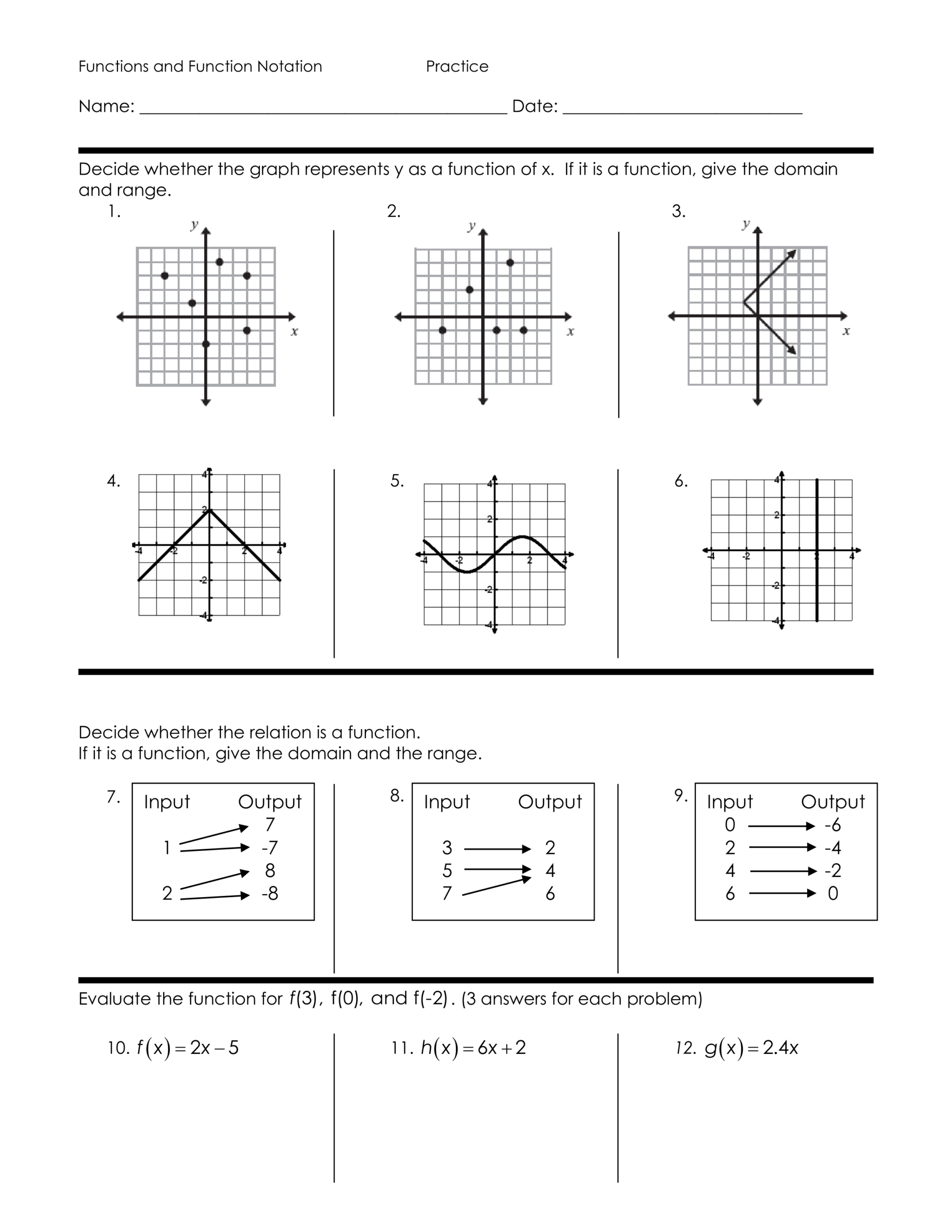 Assignment 006U2 Functions And Function Notation Eric Porter Worksheets Library Assignment 006U2 Functions And Function Notation Eric Porter Worksheets Library