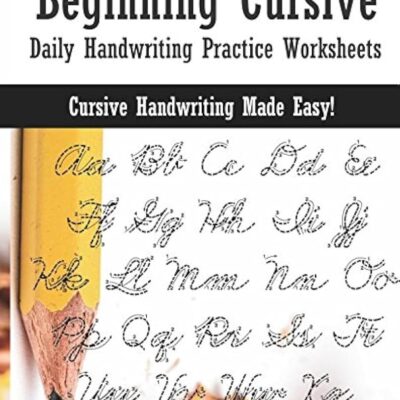 Beginning Cursive Daily Handwriting Practice Worksheets Mercury Adrianne 9781545327517 Amazon Books