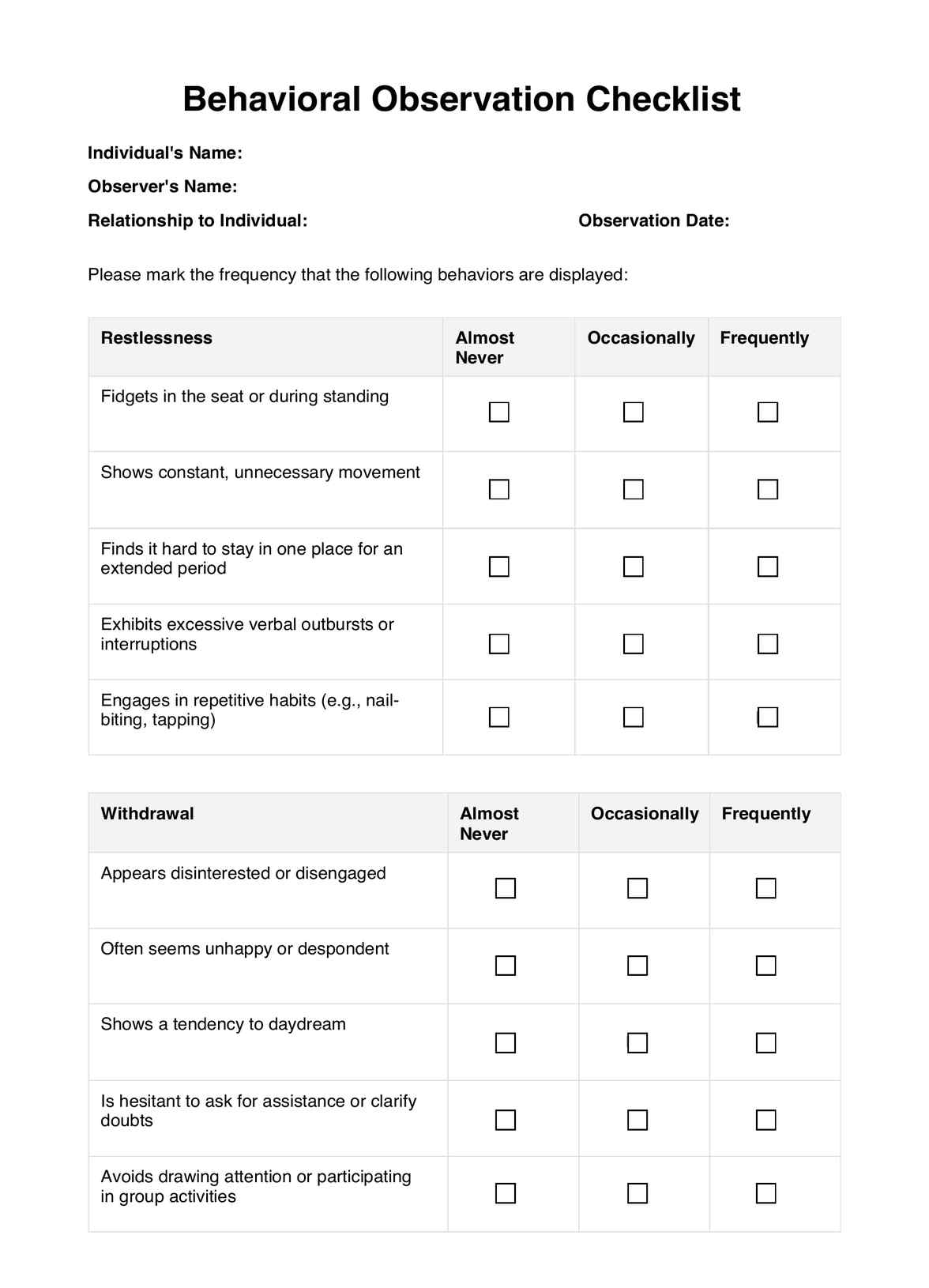 behavior self monitoring worksheet/checklist.pdf