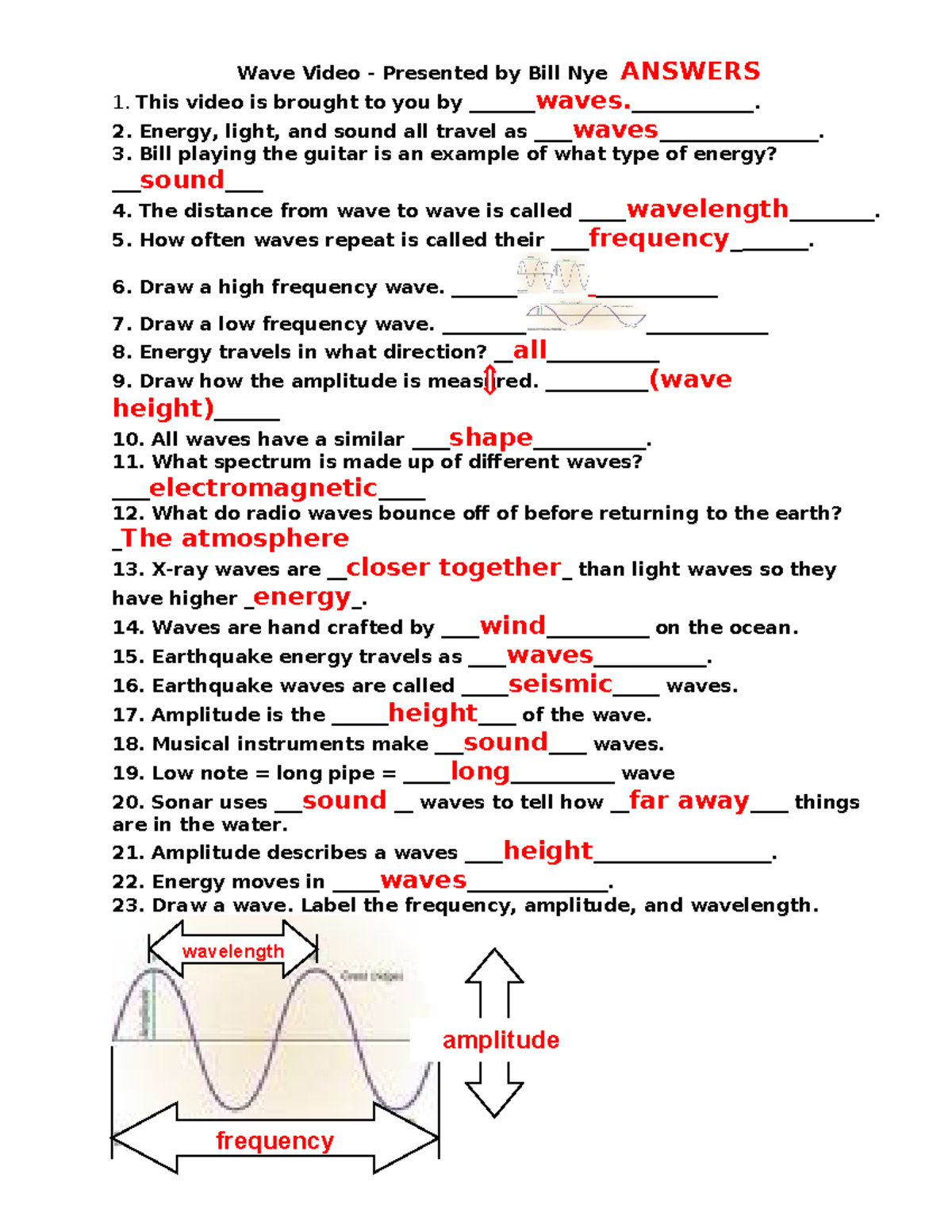 Bill Nye Waves HO Answers Key Concepts And Illustrations Studocu Bill Nye Waves HO Answers Key Concepts And Illustrations Studocu