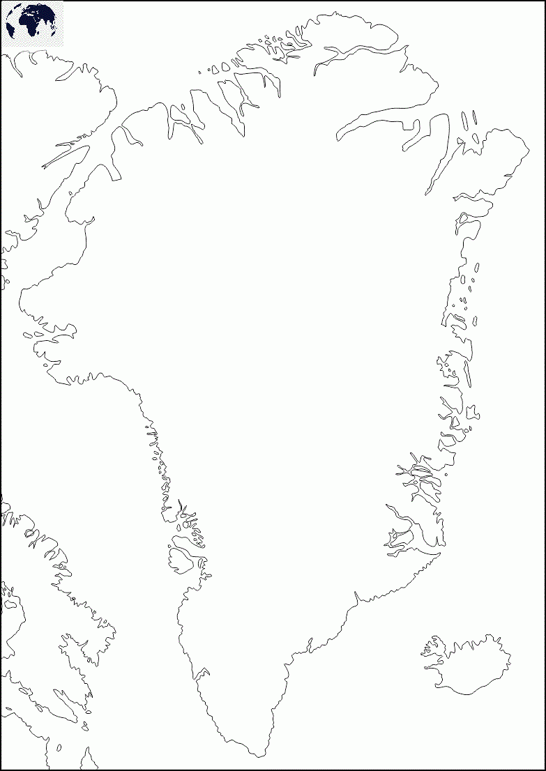 Blank Map Of Greenland Blank World Map