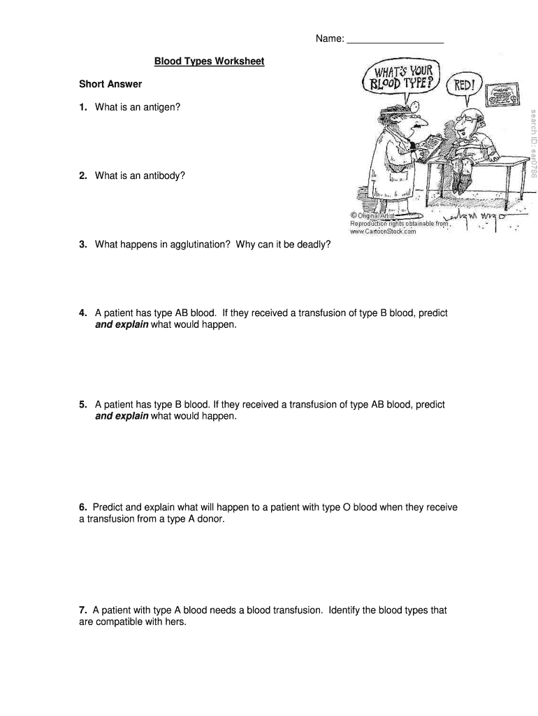 Blood Types Worksheet Answer Key Fill Out Sign Online DocHub Blood Types Worksheet Answer Key Fill Out Sign Online DocHub