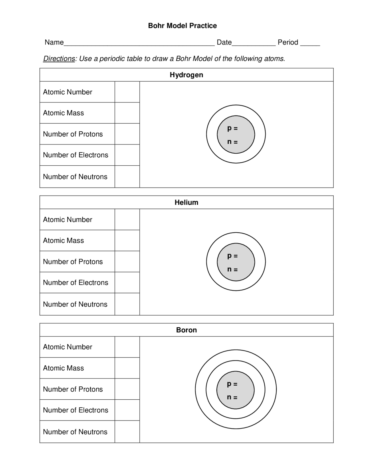 Bohr Model Practice Lecture Notes Chemistry Docsity Bohr Model Practice Lecture Notes Chemistry Docsity