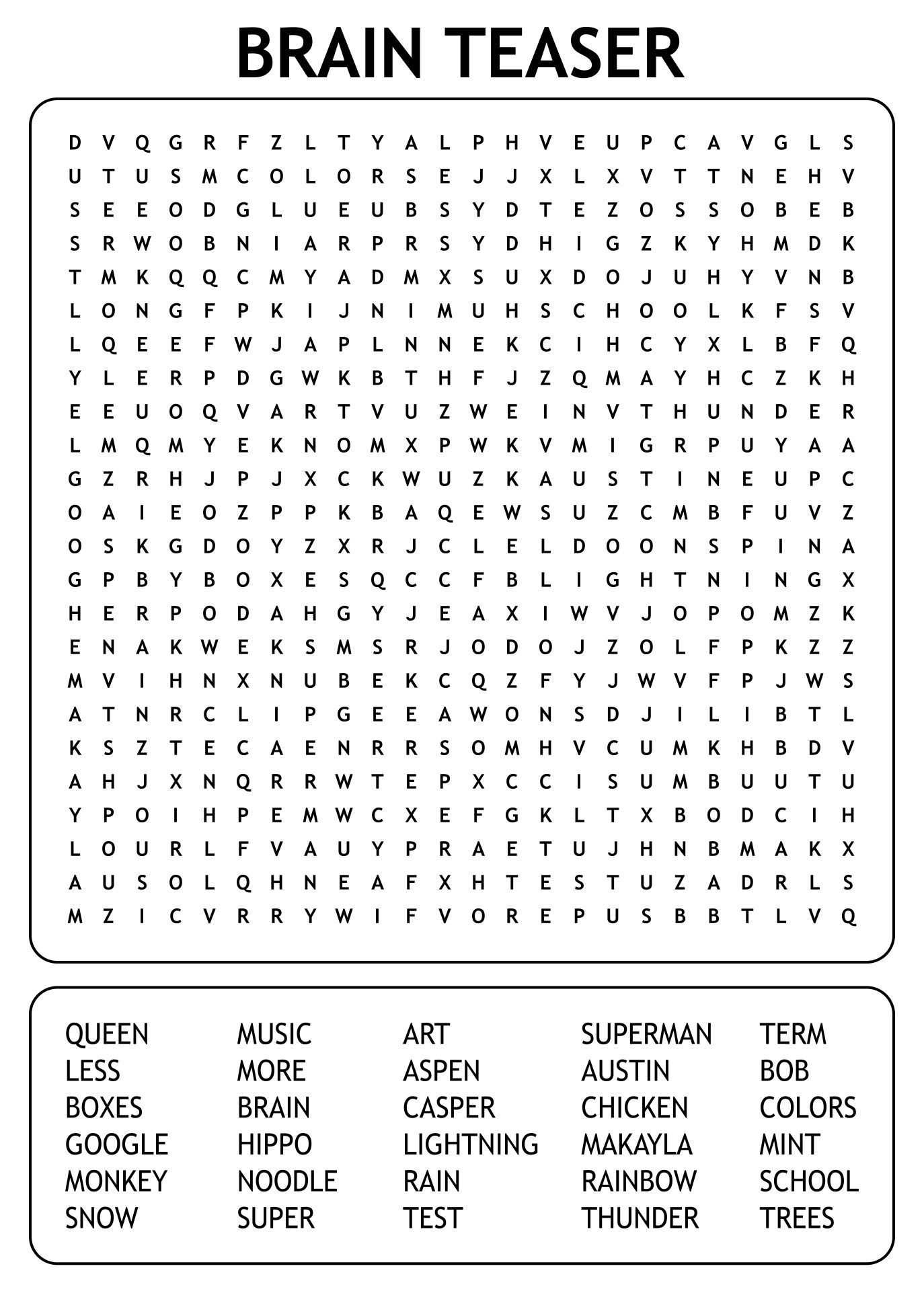 Brain Games Seniors Worksheets 10 Free PDF Printables Printablee Brain Games Seniors Worksheets 10 Free PDF Printables Printablee